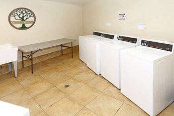 laundry center at apartment complex