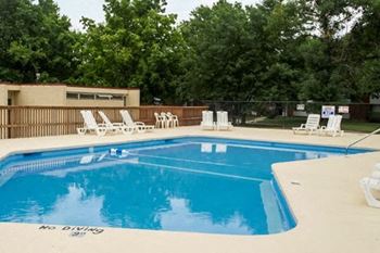 swimming pool at apartment