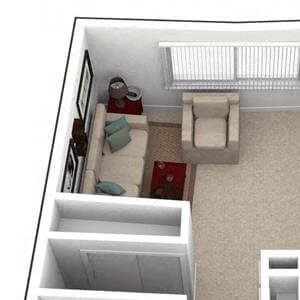 Studio apartment floor plan