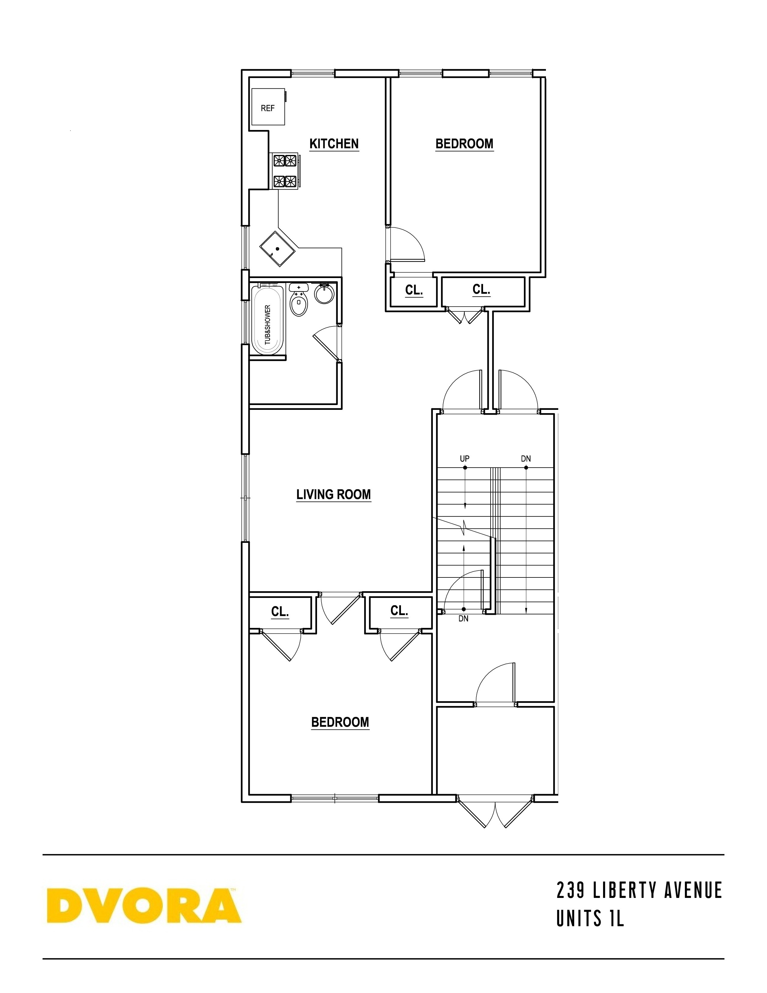 239 Liberty Ave 2BR-1BA 1L