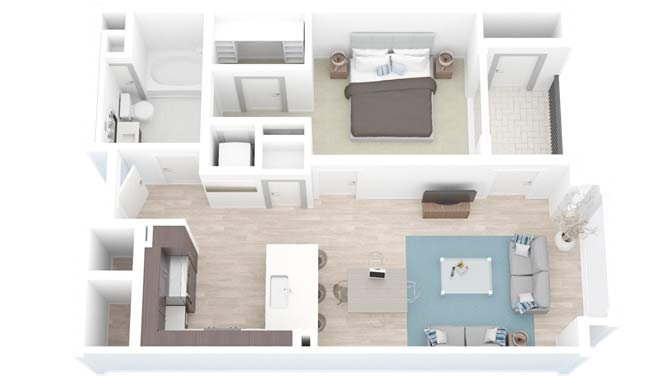 One Bedroom | One Bathroom