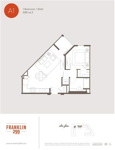 One Bedroom | One Bathroom