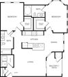 The Azure Floorplan The Azure Floorplan at Azure Villas, Las Vegas, NV, 89081
