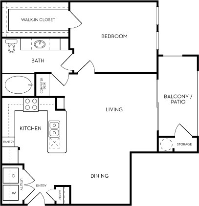 The Ocean Floorplan at Azure Villas, Las Vegas, NV, 89081