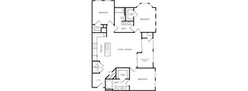 The Royal Floorplan at Azure Villas, Las Vegas, NV, 89081
