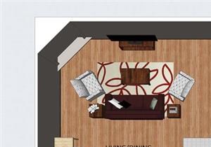 Hampstead one bedroom one bathroom floor plan at The Flats at 84
