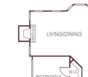 Milan Milan three bedroom two bathroom floorplan at Ridge Pointe Villas