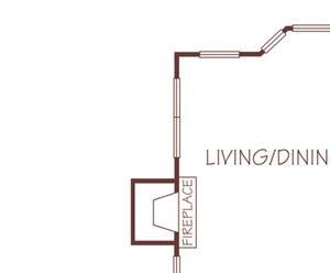 Tuscany Tuscany two bedroom 2 bathroom floorplan at Ridge Pointe Villas