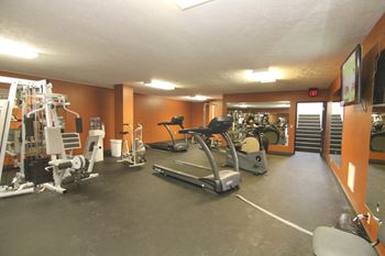 Fitness center with strength and cardio equipment at Eagle Run