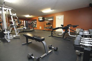 Fitness center with strength and cardio equipment at Eagle Run