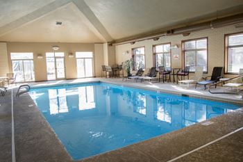 Indoor swimming pool open year-round