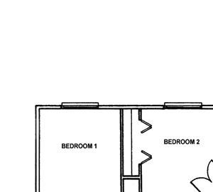Locust two bedroom two bathroom floor plan at Wyndham Heights Apartments