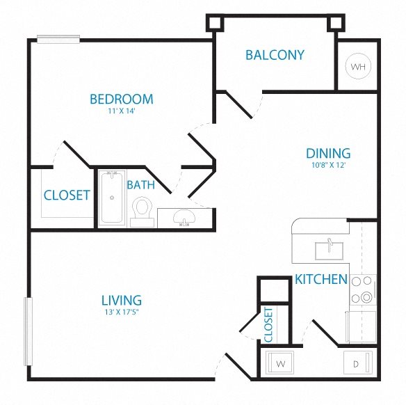 1 bedroom