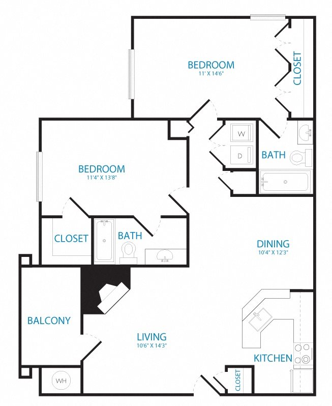 2 bedroom