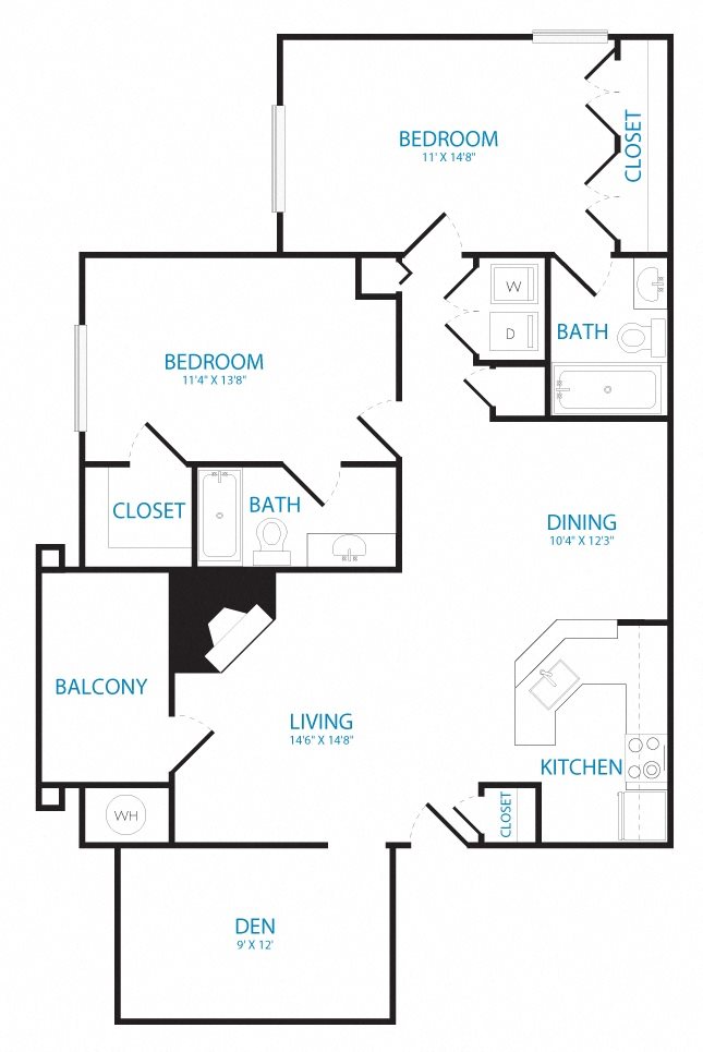 2 bedroom den