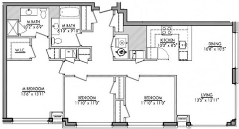 11 Avenue at Port Imperial Studio-3 Beds Apartment for Rent - Photo Gallery 69