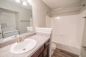 Bathroom at Barrington Estates Apartments, Indianapolis