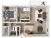 Floor Plan 2 Bedroom