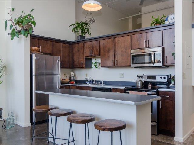 kitchen with Stainless Steel Appliances