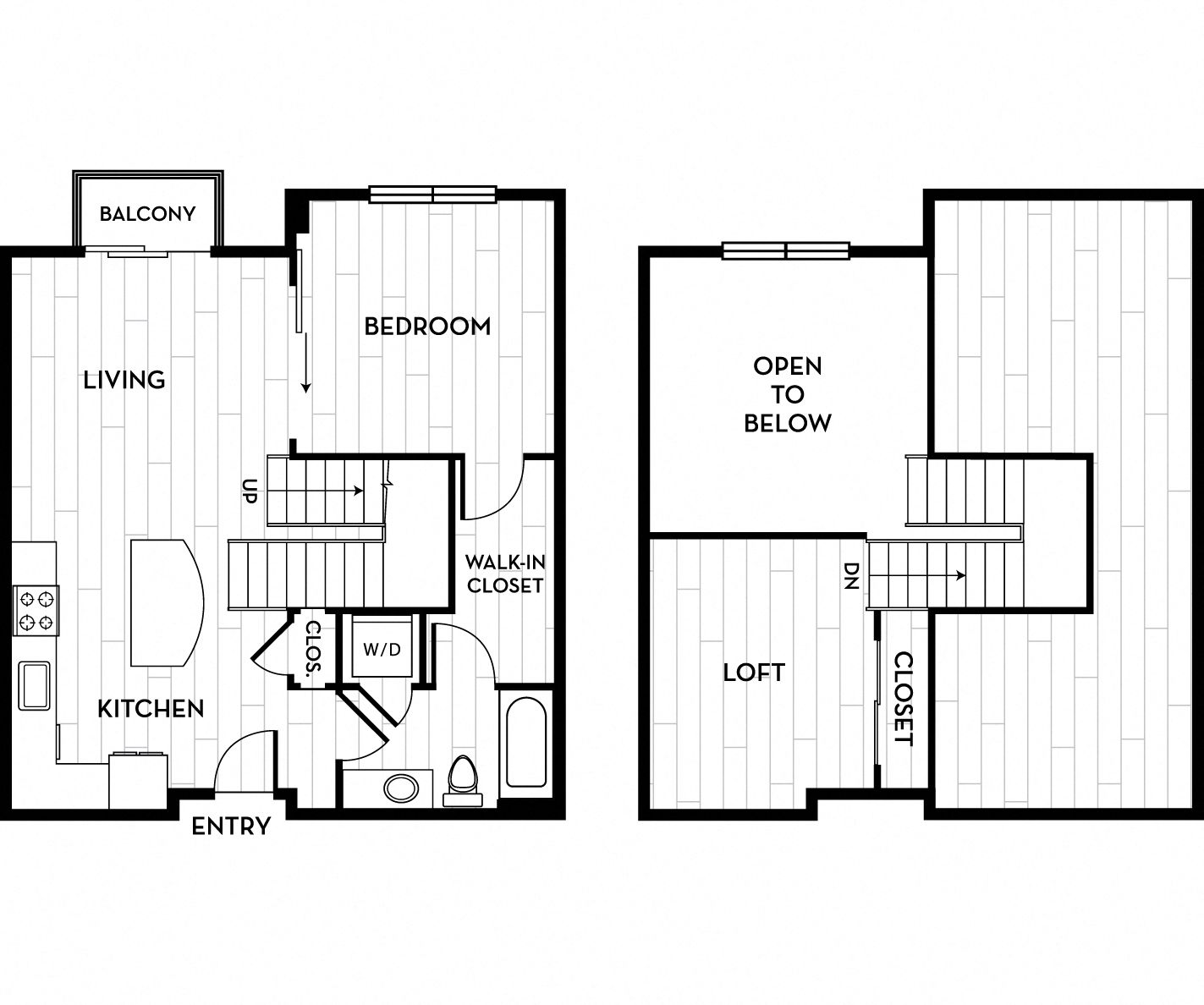 Battery on Blake Street - Peridot Floor Plan 923 Sq Ft - Denver, CO