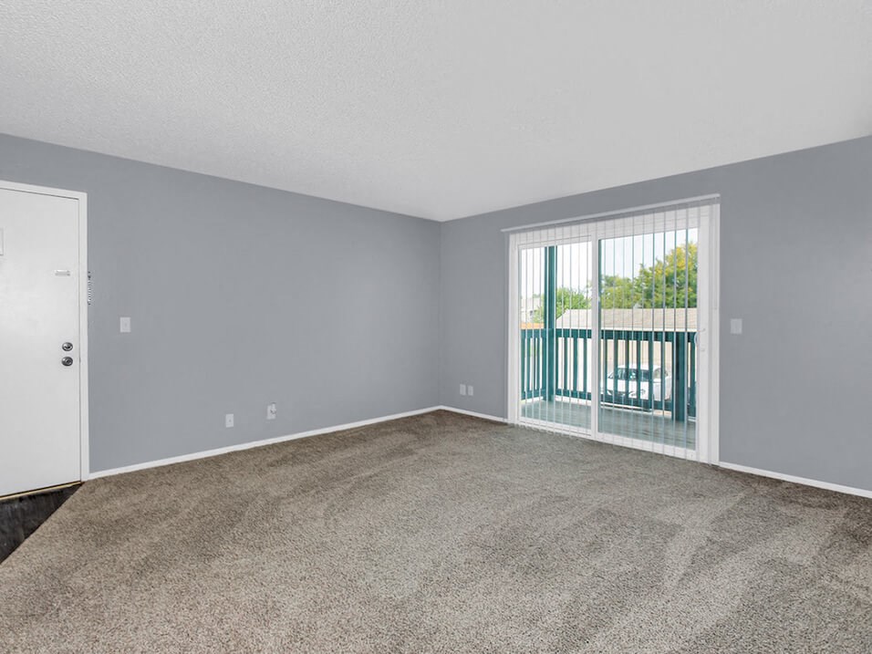 private balcony/patio at Wichita KS apartments