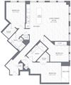 C1 Floor Plan C1 Floor Plan at Element 28, Bethesda, Maryland