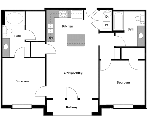 Two Bedroom B1