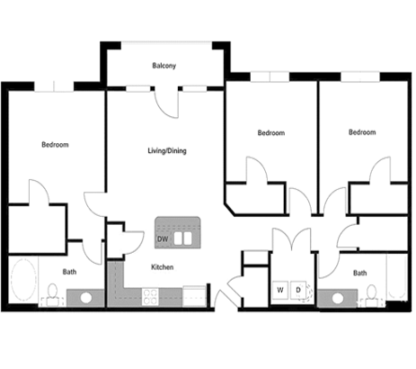 Three Bedroom C1