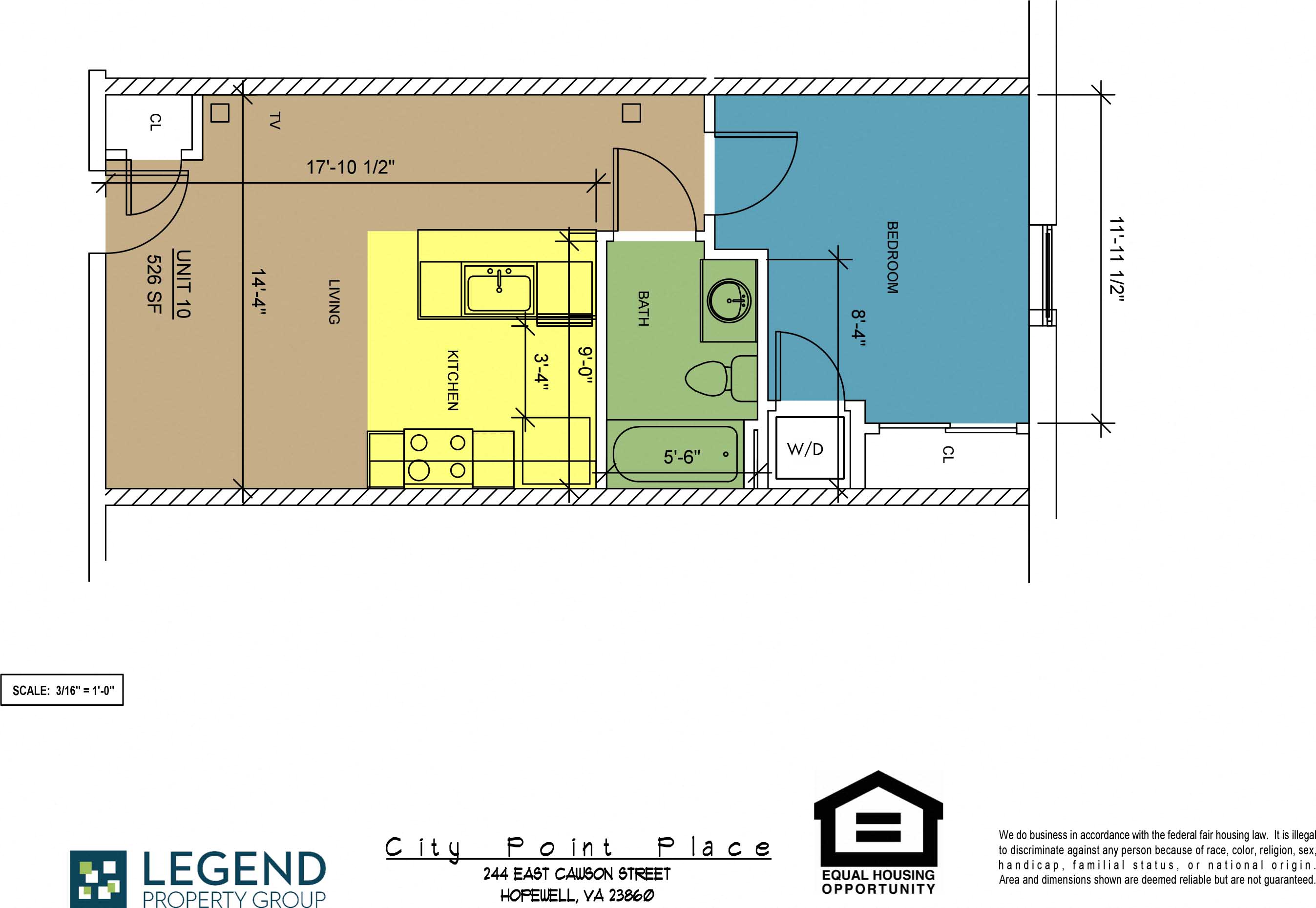Floorplan City Point Place Unit 10