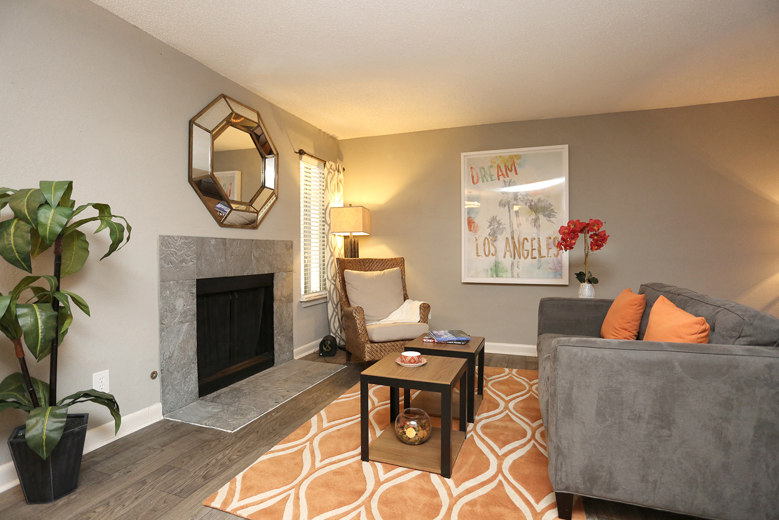 Fireplace Living at 555 Mansell, Georgia, 30076