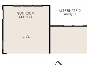 One bedroom one bath, A2 floor plan, 746 square feet. One bedroom one bath, kitchen, kitchen pantry, living room, dining room, laundry room, one closet, A2 floor plan, 746 square feet.