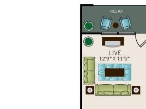 One bedroom one bath,A5 floor plan, 786 square feet. One bedroom one bath, kitchen, kitchen pantry, living room, dining room, laundry room, one closet, A5 floor plan, 786 square feet.