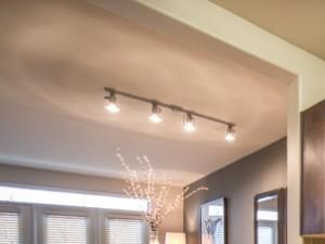 Luxurious kitchen, stainless steel appliances, stunning large islands and faux wood flooring.