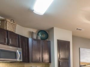 Luxurious kitchen, stainless steel appliances, stunning large islands.