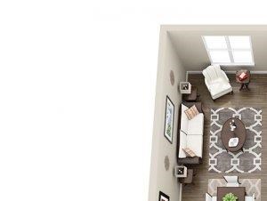 The Louise Floor Plan The Louise Floor Plan at Elizabeth Square Apartments in Charlotte, NC