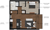 1 Bedroom 1 Bath Style B