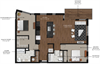 2 Bedroom 2 Bath Style C