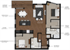 2 Bedroom 2 Bath Style G