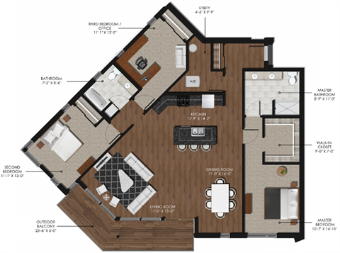 7969 S Main Street 1-3 Beds Apartment for Rent - Photo Gallery 17