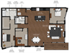 3 Bedroom 2 Bath Style L