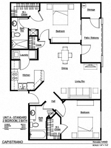 2 Bedroom, 2 Bath
