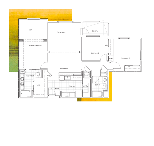 3B Floor Plan 9