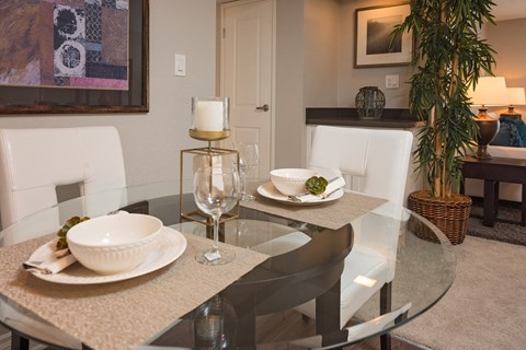Dining area at Mission Trails Apartments San Diego, San Diego, CA