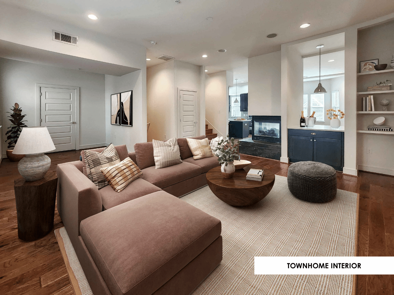 Townhome Living Space