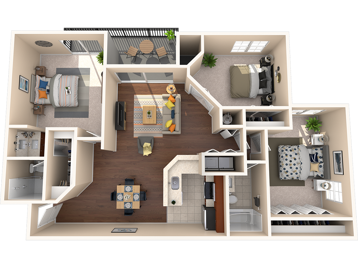 Capri Floorplan Gables Town Place