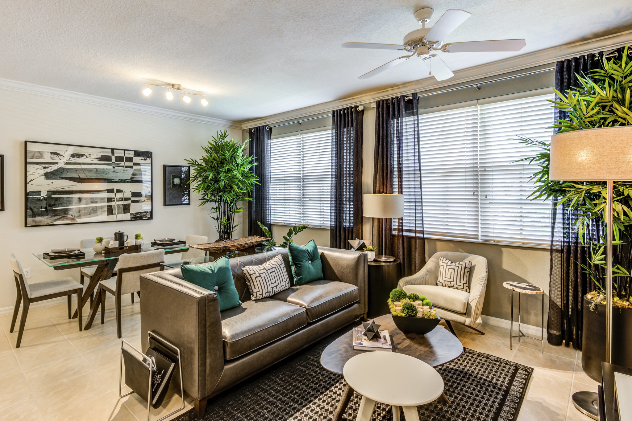 Model Living and Dining Room 1