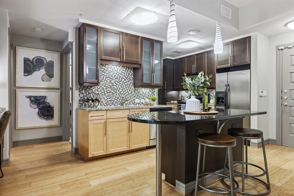 Model Kitchen and Island