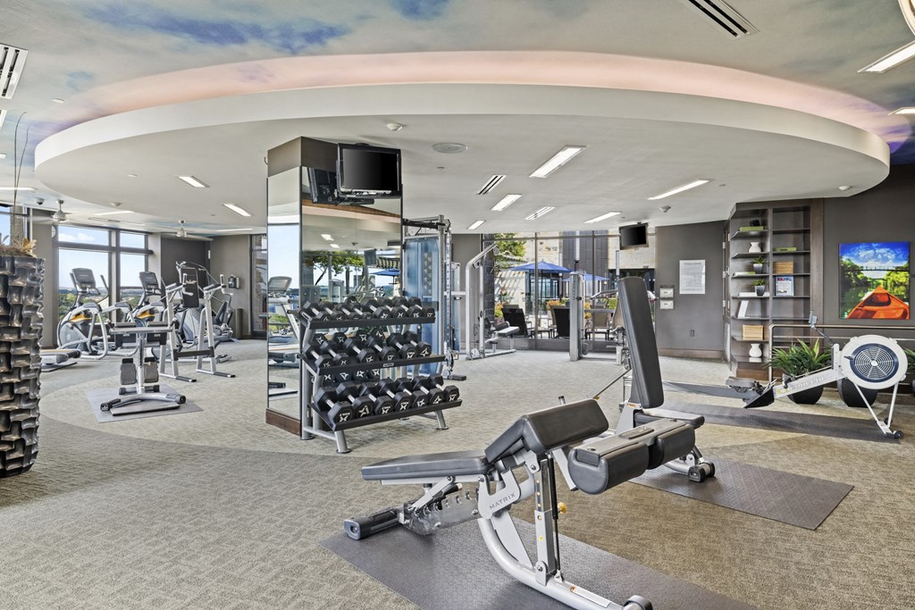 Fitness Center free weight area