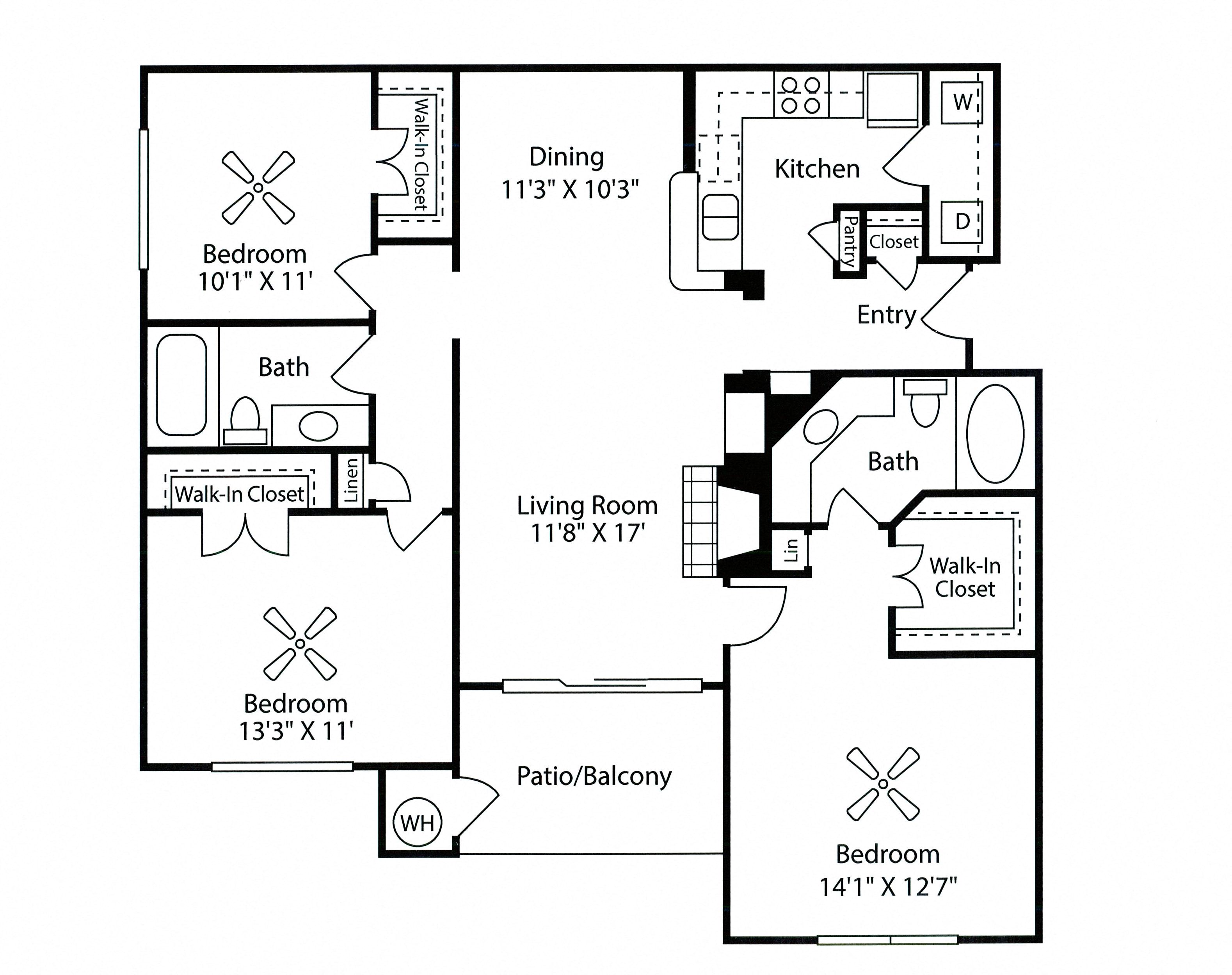 D1 Floorplan Lantana Ridge