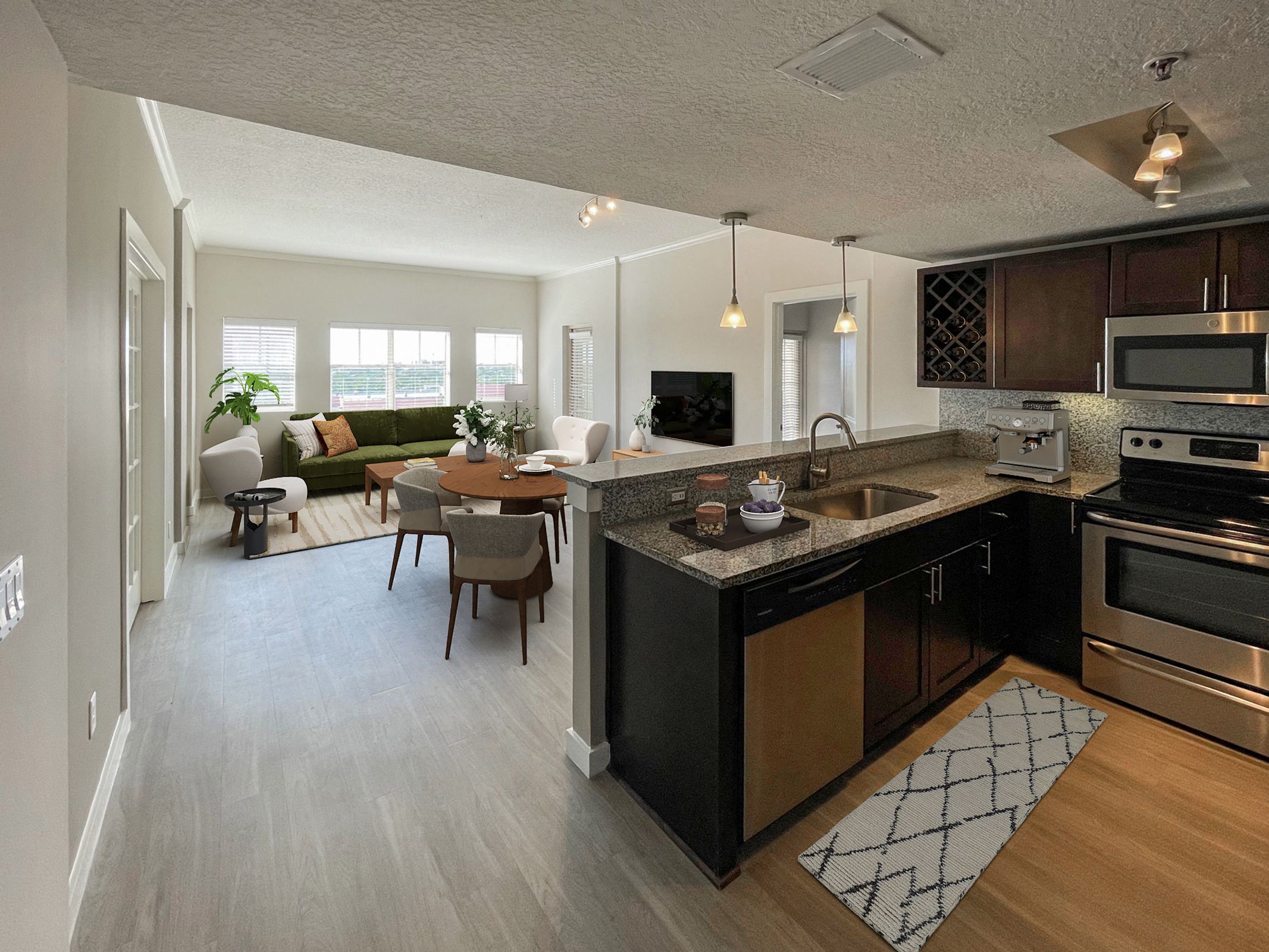 PH Kitchen and Living Area